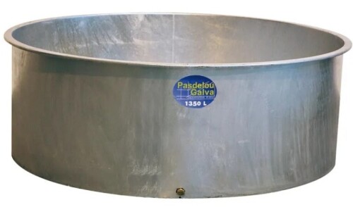 Bac d'herbage galvanis&eacute; bovin 1350 L Petits mat&eacute;riels et accessoires
